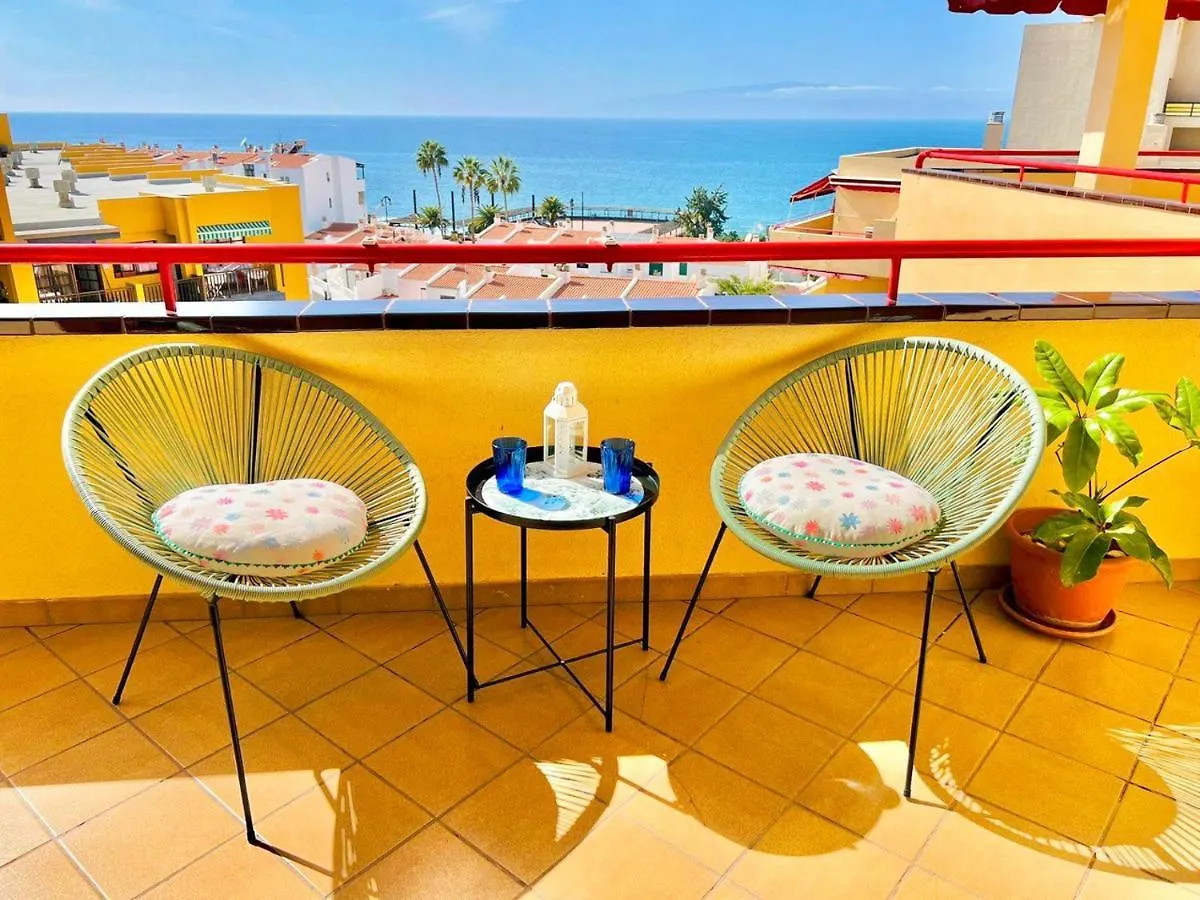 Cozy Beachfront Flat With Pool & Panoramic Sea View Terrace Daire Puerto de Santiago  0*, Puerto de Santiago (Tenerife) İspanya